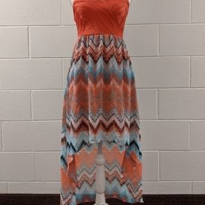 No boundaries coral dress size medium (7-9)